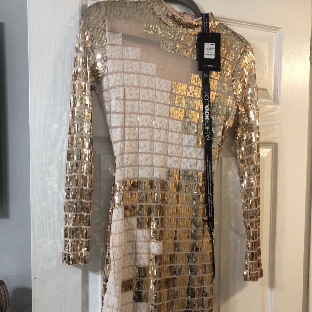 fashion nova sequin mini dress